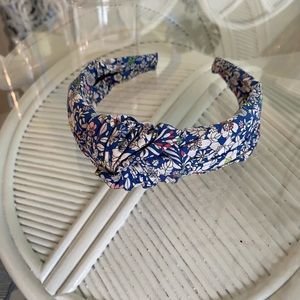 J. Crew x Liberty of London knot headband